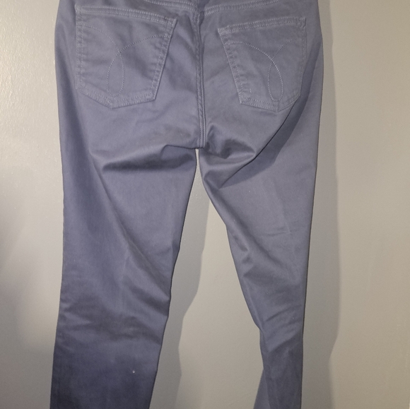 Calvin Klein Womans Blue Pants Size 4 - Picture 8 of 11